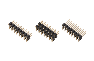 ナイロン製品 ピンヘッダー / PSM-22(T〇) ピン(角ピン)2.00mmピッチ SMTストレート(2列)(差込ピン長4mm)